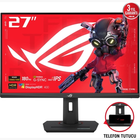 LCD Monitor|ASUS|27"|Gaming|Panel IPS|2560x1440|16:9|180Hz|Matte|1 ms|Swivel|Pivot|Height adjustable|Tilt|90LM09Q0-B01170
