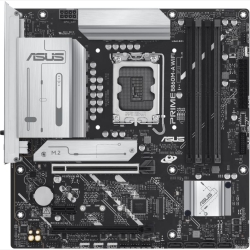 Mainboard|ASUS|Intel B860 Express|LGA1851|Micro-ATX|Memory DDR5|Memory slots 4|1xPCI-Express 4.0 1x|1xPCI-Express 4.0 16x|1xPCI-Express 5.0 16x|2xM.2|1xHDMI|1xDisplayPort|7xUSB 2.0|1xUSB-C|1xUSB-C w/Thunderbolt|1xOptical S/PDIF|1xRJ45|3xAudio port|PRIMEB860M-AWIFI