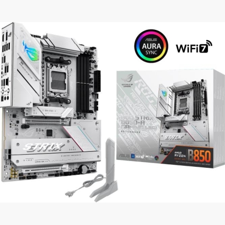 Mainboard|ASUS|AMD B850|SAM5|ATX|Memory DDR5|Memory slots 4|1xPCI-Express 4.0 16x|1xPCI-Express 5.0 16x|4xM.2|1xHDMI|1xDisplayPort|12xUSB 2.0|3xUSB-C|1xOptical S/PDIF|1xRJ45|2xAudio port|STRIXB850-AGAMINGWIFI