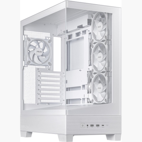 Case|ASUS|ASUS A31 PLUS Case|MidiTower|Case product features Transparent panel|ATX|BTX|MicroATX|MiniITX|Colour White|A31PLUSTGARGBWHITE