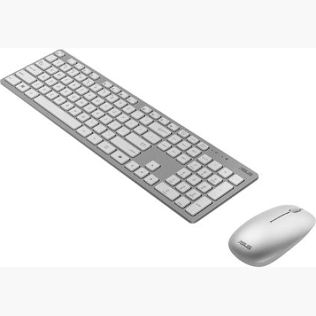 KEYBOARD +MOUSE WRL OPT. W5000/WHITE 90XB0430-BKM3D0 ASUS