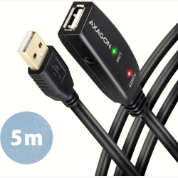 CABLE USB2.0 A-M/A-F ACTIVE/5M ADR-205 AXAGON