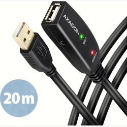 CABLE USB2.0 A-M/A-F ACTIVE/20M ADR-220 AXAGON