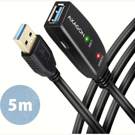 CABLE USB3.2 A-M/A-F ACTIVE/5M ADR-305 AXAGON
