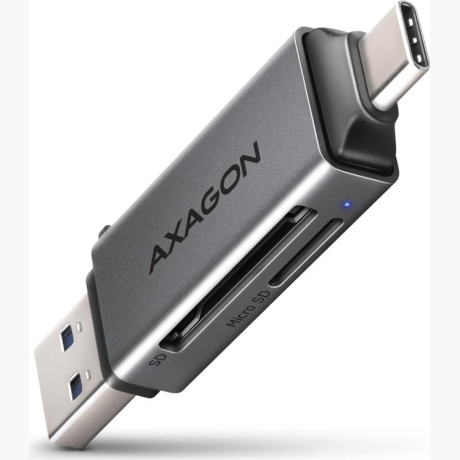CARD READER USB-C+USB3.2 2SLOT/SD/MICROSD CRE-DAC AXAGON