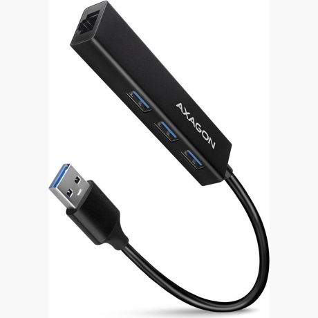 I/O HUB USB3.2 3PORT GLAN/0.2M HMA-GL3A AXAGON