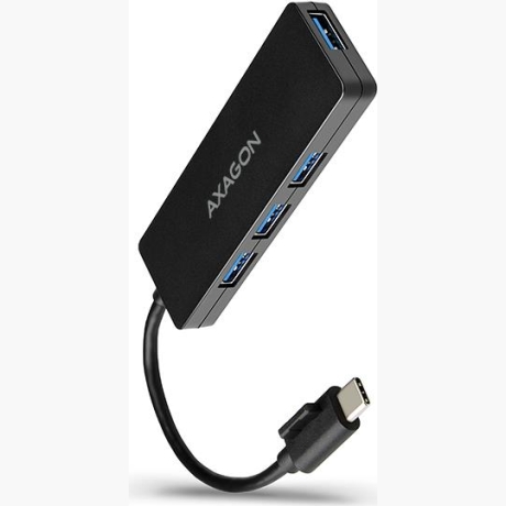 I/O HUB USB-C 4PORT SLIM/0.14M HUE-G1C AXAGON