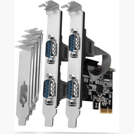NET CARD PCIE 250KBPS 4PORT/SP&LP PCEA-S4N AXAGON