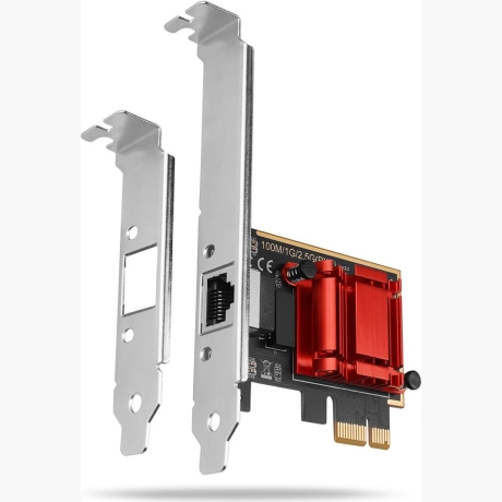 NET CARD PCIE 2.5GBE 1PORT/SP&LP PCEE-G25 AXAGON