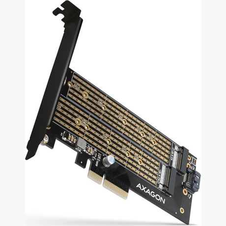 SSD ACC ADAPTER NVME/SATA/M.2/SP&LP PCEM2-D AXAGON