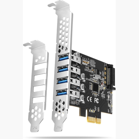 I/O CARD USB PCIE 4PORT/PCEU-43RS AXAGON