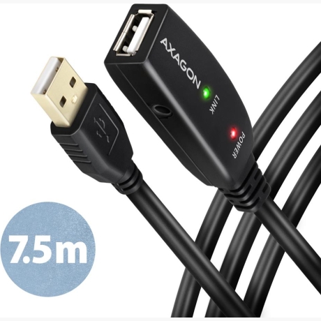 CABLE USB2.0 A-M/A-F ACTIVE/7M ADR-207 AXAGON