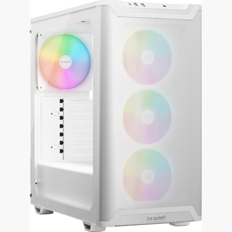Case|BE QUIET|PURE BASE 501 LX|MidiTower|Case product features Transparent panel|Not included|ATX|MicroATX|MiniITX|Colour White|BGW79