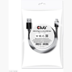 CABLE USB TO MICRO USB 1M/M/M CAC-1408 CLUB3D