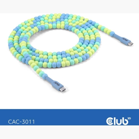 CABLE USB-C TO USB-C/BLUE CAC-3011 CLUB3D