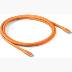 CABLE USB-C TO USB-C 2M/M/M ORANGE CAC-3000 CLUB3D