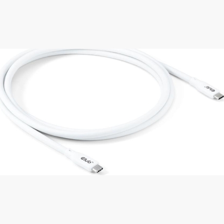 CABLE USB-C TO USB-C 2M/M/M WHITE CAC-3001 CLUB3D