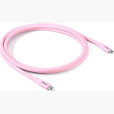CABLE USB-C TO USB-C 2M/M/M PINK CAC-3002 CLUB3D