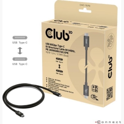 CABLE USB-C TO USB-C 1.2M/BLACK CAC-1570 CLUB3D