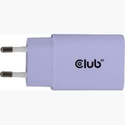 MOBILE CHARGER WALL USB-C/2PK 30W PURPLE CAC-3025 CLUB3D