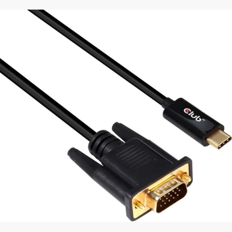 CABLE USB-C TO VGA 5M/M/M CAC-1512 CLUB3D
