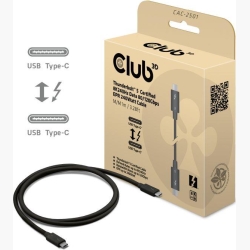 CABLE USB-C THUNDERBOLT 1M/M/M CAC-2501 CLUB3D