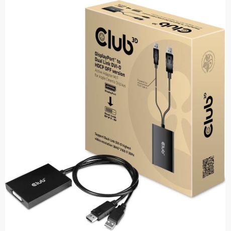 I/O ADAPTER USB TO DVI/DP/M/F CAC-1010-A CLUB3D