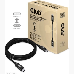 CABLE USB-C BI-DIRECTIONAL 2M/M/M CAC-1578 CLUB3D