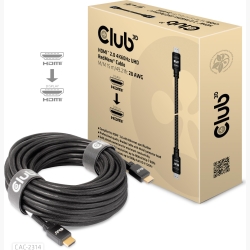CABLE HDMI 15M/M/M CAC-2314 CLUB3D