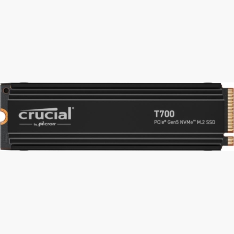 SSD|CRUCIAL|T700|1TB|M.2|PCIe Gen5|NVMe|TLC|Write speed 9500 MBytes/sec|Read speed 11700 MBytes/sec|TBW 600 TB|CT1000T700SSD5