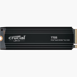 SSD|CRUCIAL|T705|1TB|M.2|PCIe Gen5|NVMe|Write speed 10200 MBytes/sec|Read speed 13600 MBytes/sec|TBW 600 TB|CT1000T705SSD5