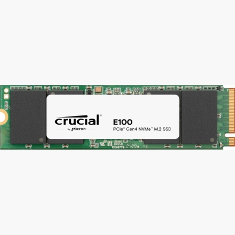 SSD|CRUCIAL|E100|1TB|M.2|NVMe|3D NAND|Write speed 3000 MBytes/sec|Read speed 5000 MBytes/sec|CT1000E100SSD8