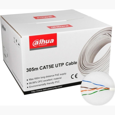 CABLE CAT5E UTP 305M WHITE/PFM920I-5EUN DAHUA