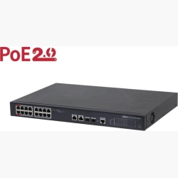 Switch|DAHUA|Type L2|Desktop/pedestal|90 Watts|PFS4218-16ET-240-V3