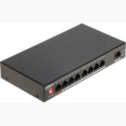 Switch|DAHUA|Type L2|Desktop/pedestal|Rack|1x10Base-T / 100Base-TX / 1000Base-T|PoE ports 8|96 Watts|DH-PFS3009-8ET1GT-96-V2