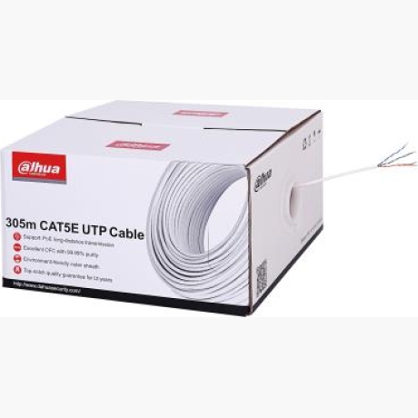 CABLE CAT5E UTP 305M WHITE/PFM920I-5EU-C DAHUA