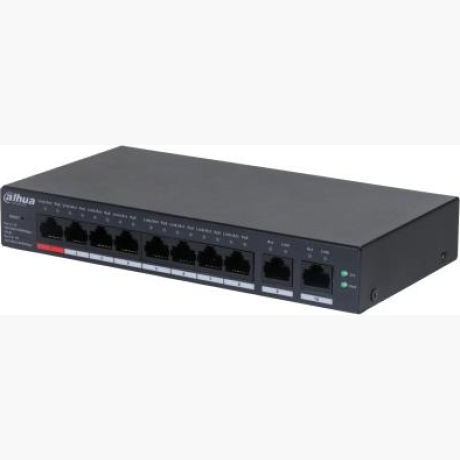 Switch|DAHUA|CS4010-8GT-110|Type L2|Desktop/pedestal|8x10Base-T / 100Base-TX / 1000Base-T|PoE ports 8|DH-CS4010-8GT-110