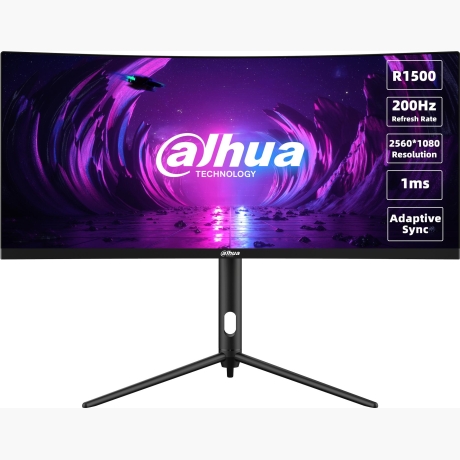 LCD Monitor|DAHUA|DHI-LM30-E330CA|30"|Gaming/Curved/21 : 9|Panel VA|2560x1080|21:9|200Hz|1 ms|Swivel|Tilt|Colour Black|LM30-E330CA