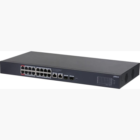 Switch|DAHUA|Desktop/pedestal|Rack|16x10Base-T / 100Base-TX / 1000Base-T|2xSFP|PoE ports 16|CS4220-16GT-240