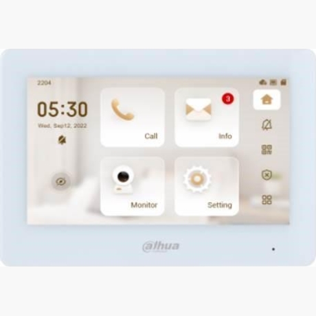 MONITOR LCD 7" IP DOORPHONE/WI-FI VTH5421HW-W DAHUA