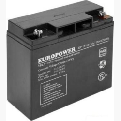 BATTERY 12V 17AH VRLA/EP17-12 EUROPOWER EMU