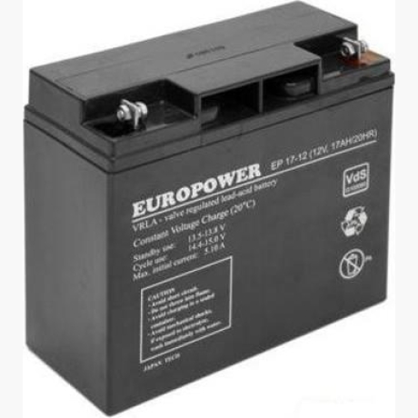 BATTERY 12V 17AH VRLA/EP17-12 EUROPOWER EMU