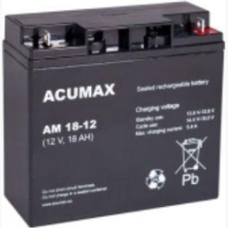 BATTERY 12V 18AH VRLA/AM18-12 ACUMAX EMU