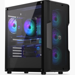 Case|ENDORFY|Regnum 400 ARGB|MidiTower|Case product features Transparent panel|Not included|ATX|MicroATX|MiniITX|Colour Black|EY2A009