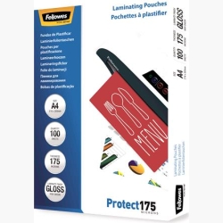 LAMINATOR POUCH GLOSSY/A4 175 100PCS 5308703 FELLOWES