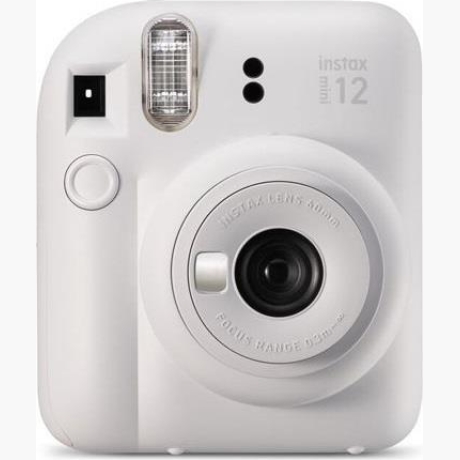 CAMERA INSTANT W/10SH GLOSSY/INSTAX MINI 12 WHITE FUJIFILM