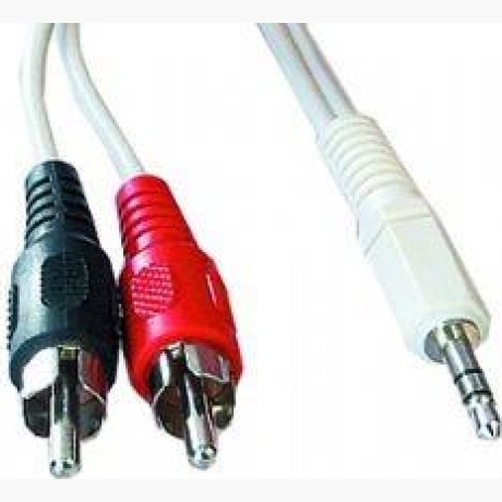 CABLE AUDIO 3.5MM TO 2RCA 5M/CCA-458-5M GEMBIRD