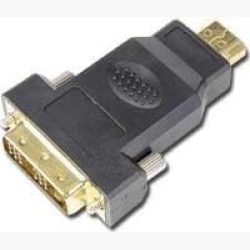 I/O ADAPTER HDMI TO DVI/BULK A-HDMI-DVI-1 GEMBIRD