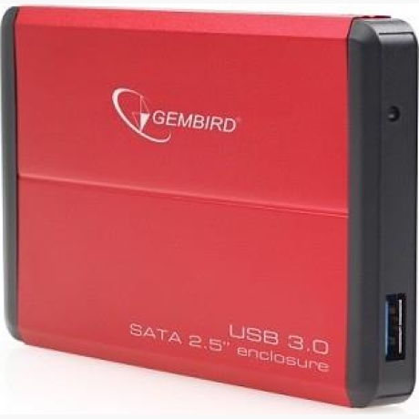 HDD CASE EXT. USB3 2.5"/RED EE2-U3S-2-R GEMBIRD