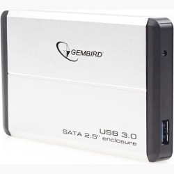 HDD CASE EXT. USB3 2.5"/SILVER EE2-U3S-2-S GEMBIRD